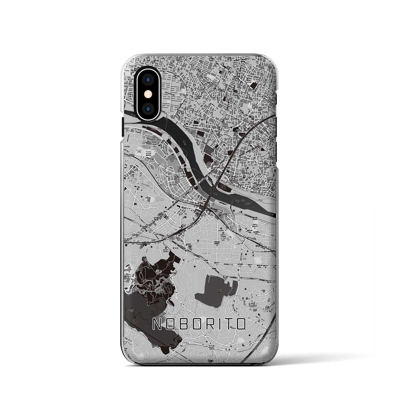 【登戸(神奈川県)】地図柄iPhoneケース(クリアタイプ)