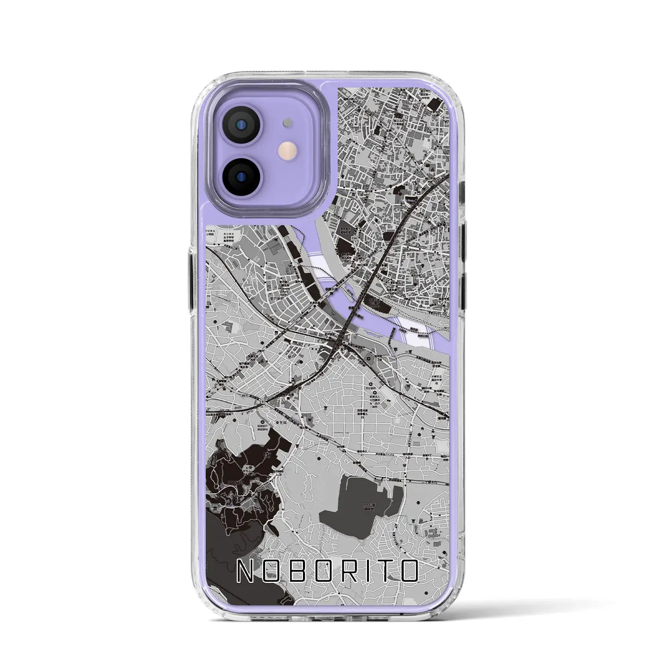 【登戸(神奈川県)】地図柄iPhoneケース(MagSafeタイプ)