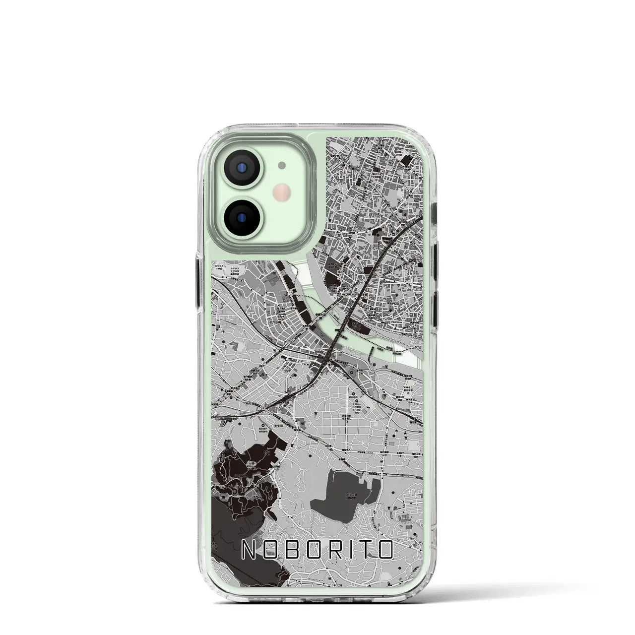 【登戸(神奈川県)】地図柄iPhoneケース(MagSafeタイプ)