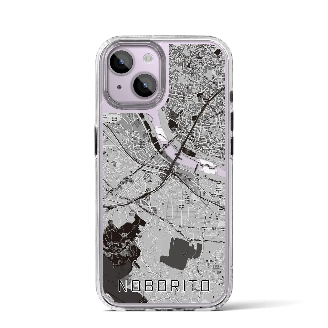 【登戸(神奈川県)】地図柄iPhoneケース(MagSafeタイプ)