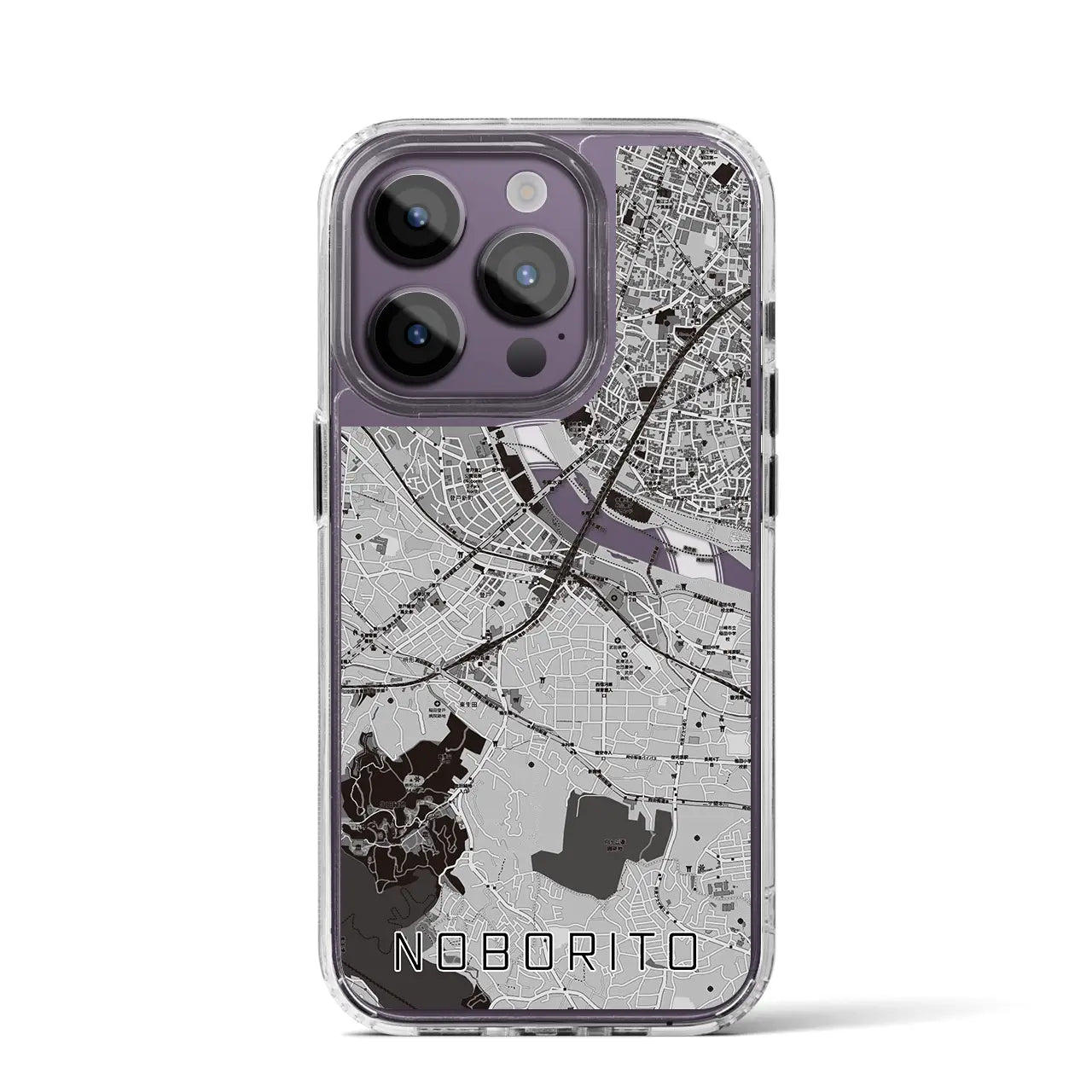 【登戸(神奈川県)】地図柄iPhoneケース(MagSafeタイプ)