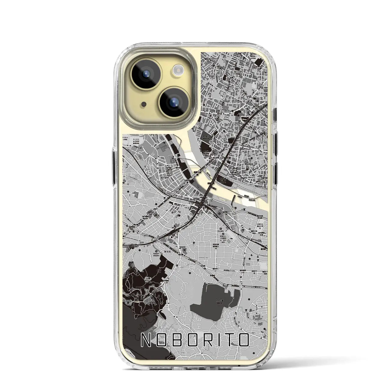【登戸(神奈川県)】地図柄iPhoneケース(MagSafeタイプ)