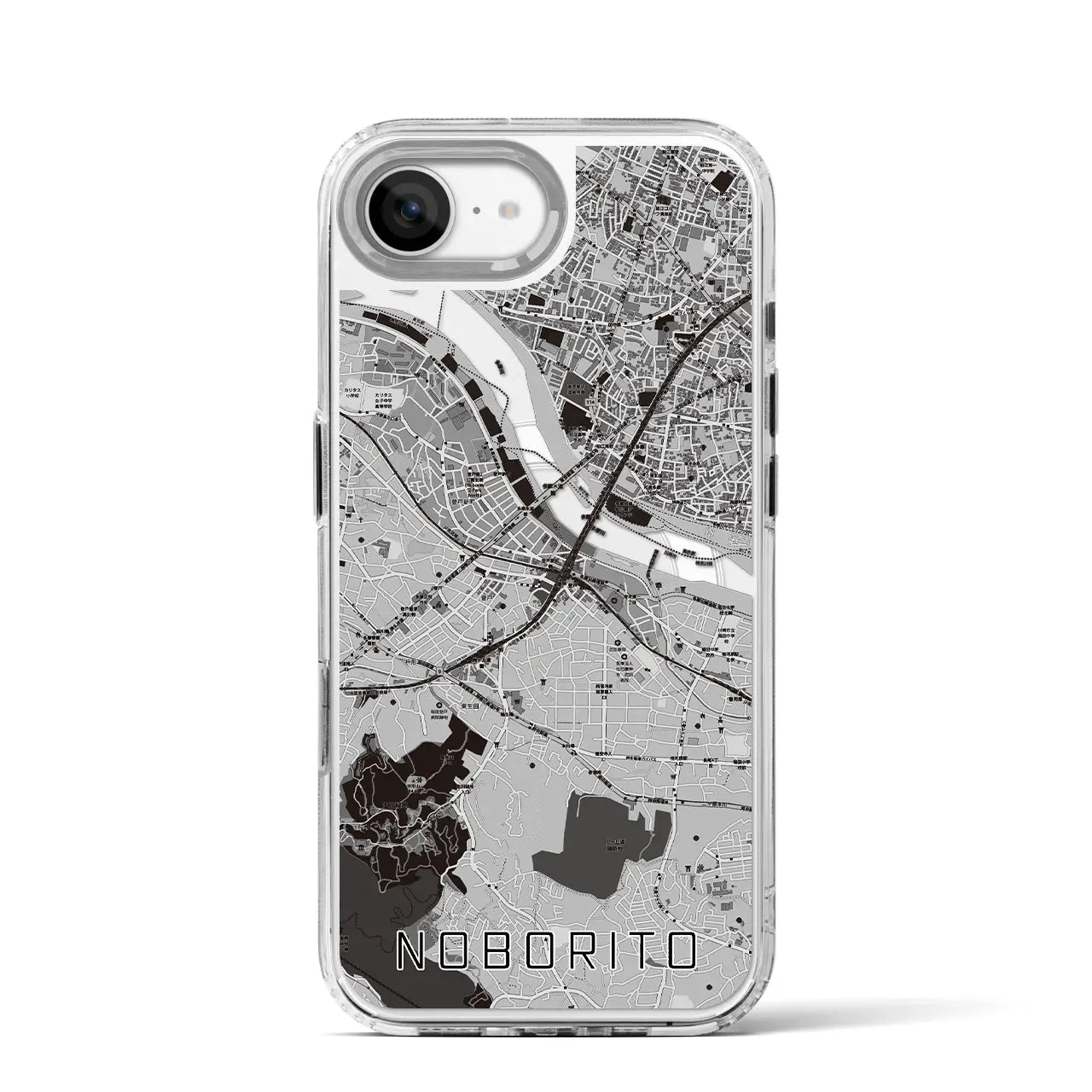 【登戸(神奈川県)】地図柄iPhoneケース(MagSafeタイプ)