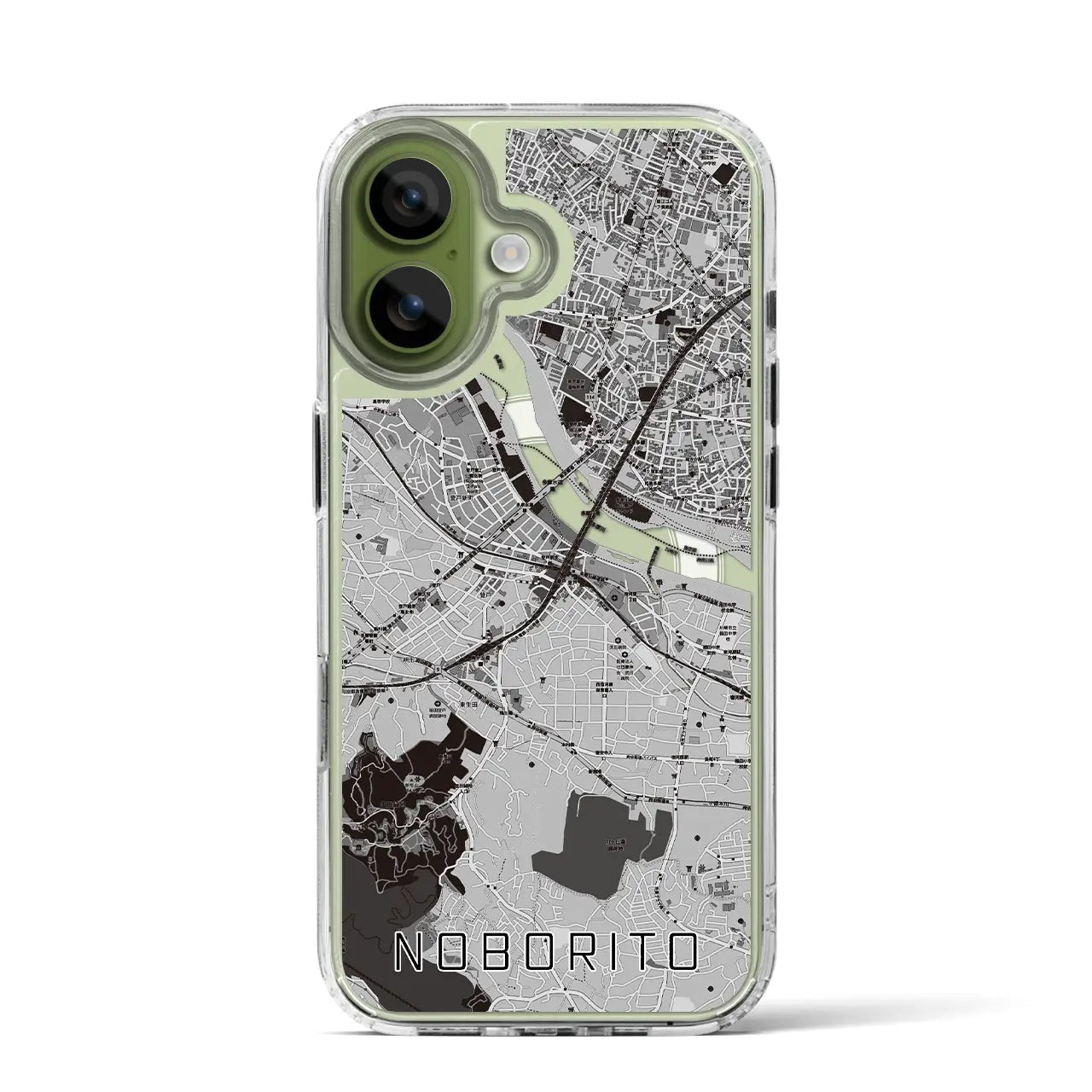 【登戸(神奈川県)】地図柄iPhoneケース(MagSafeタイプ)