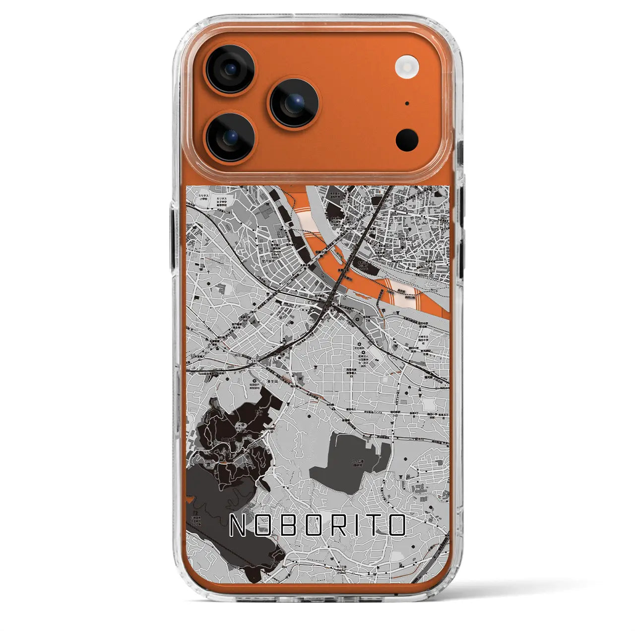 【登戸(神奈川県)】地図柄iPhoneケース(MagSafeタイプ)