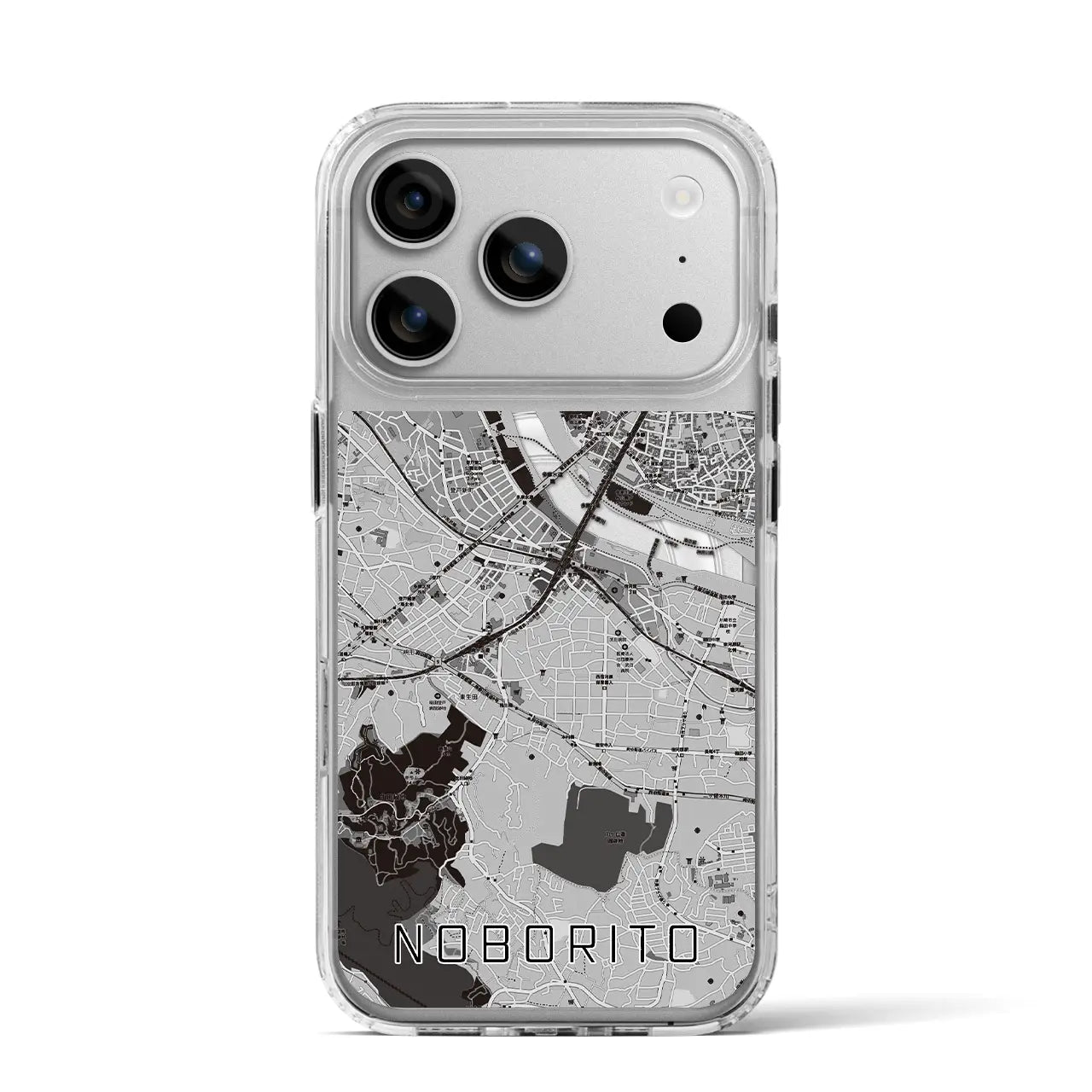 【登戸(神奈川県)】地図柄iPhoneケース(MagSafeタイプ)