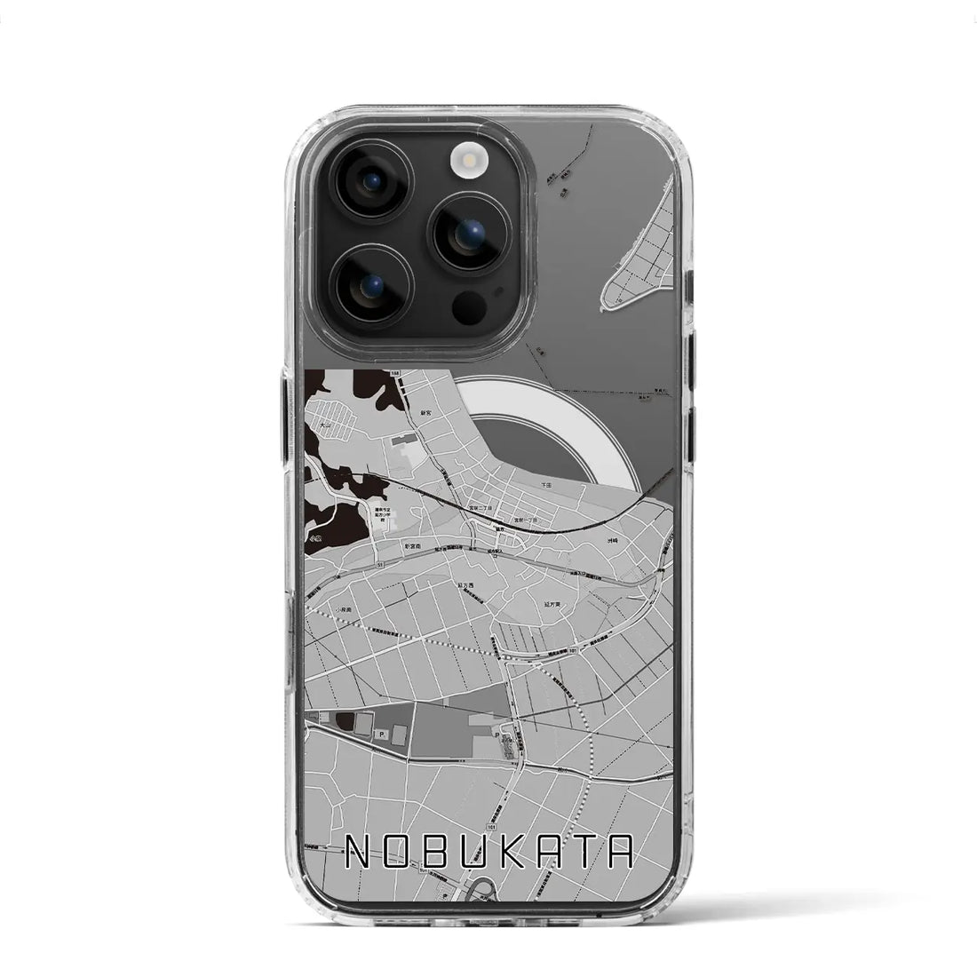 【延方(茨城県)】地図柄iPhoneケース(MagSafeタイプ)