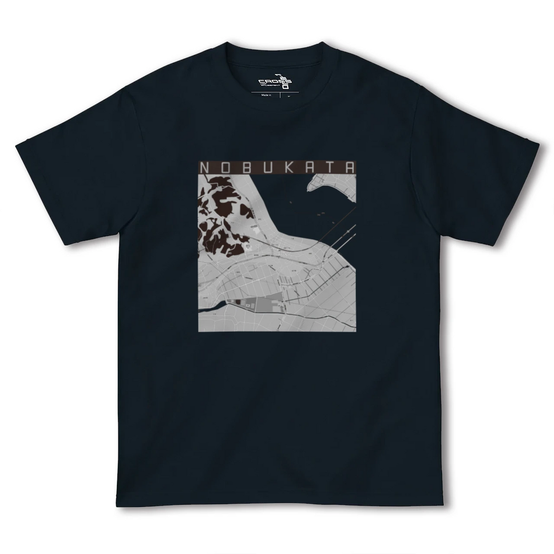 【延方(茨城県)】地図柄ヘビーウェイトTシャツ