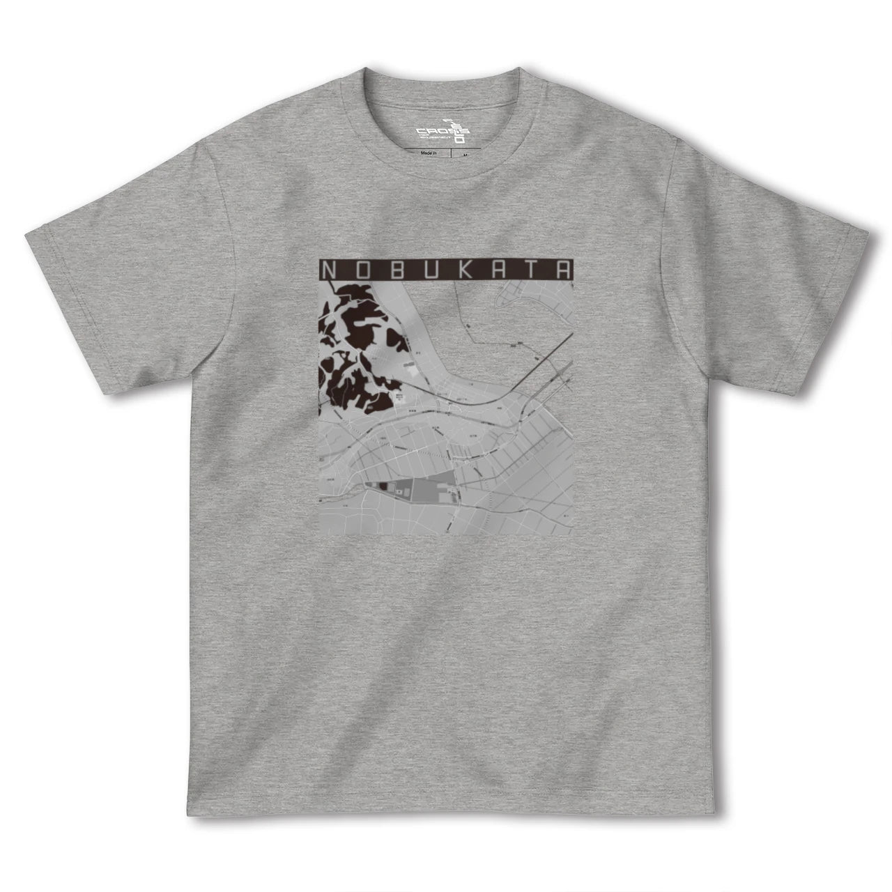 【延方(茨城県)】地図柄ヘビーウェイトTシャツ