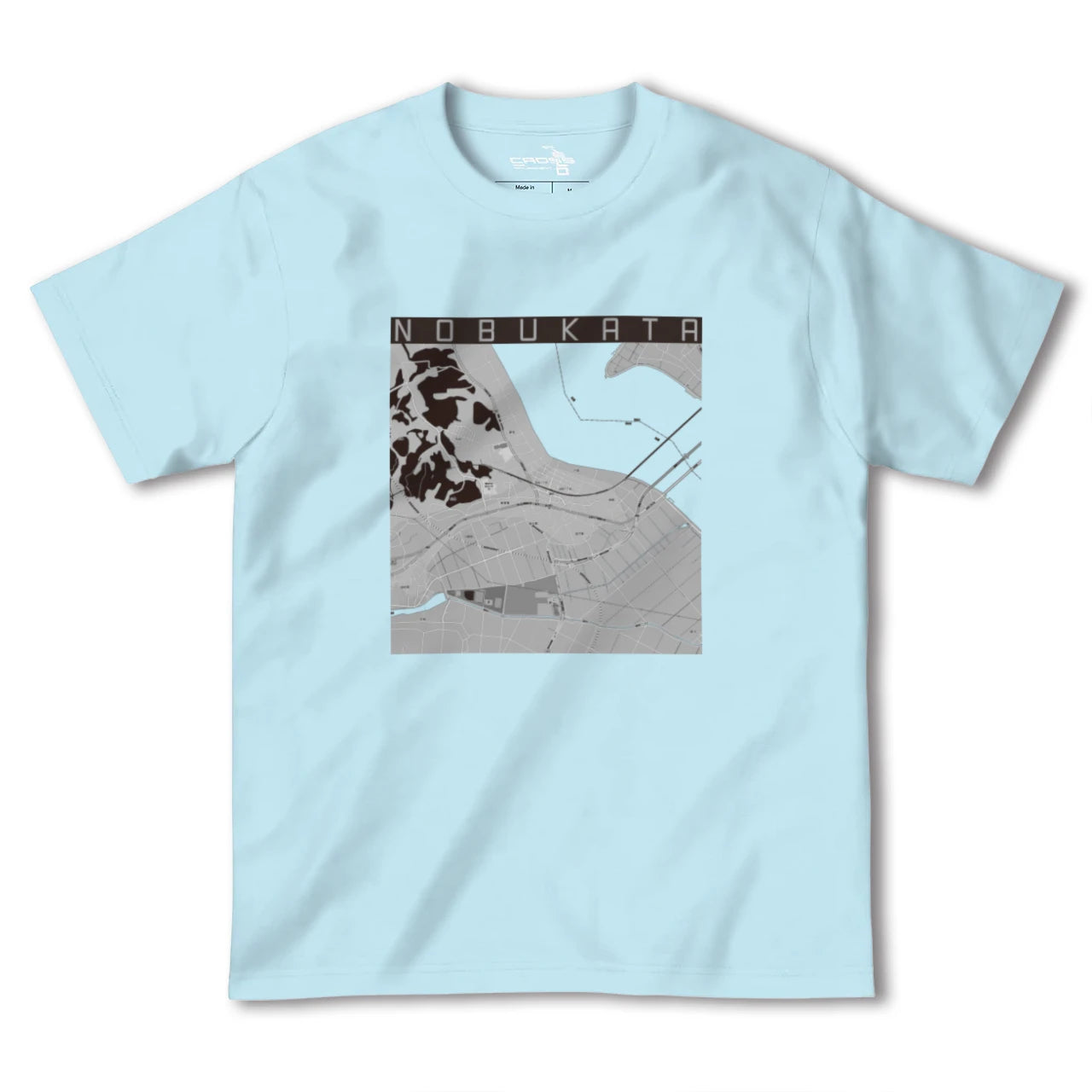 【延方(茨城県)】地図柄ヘビーウェイトTシャツ