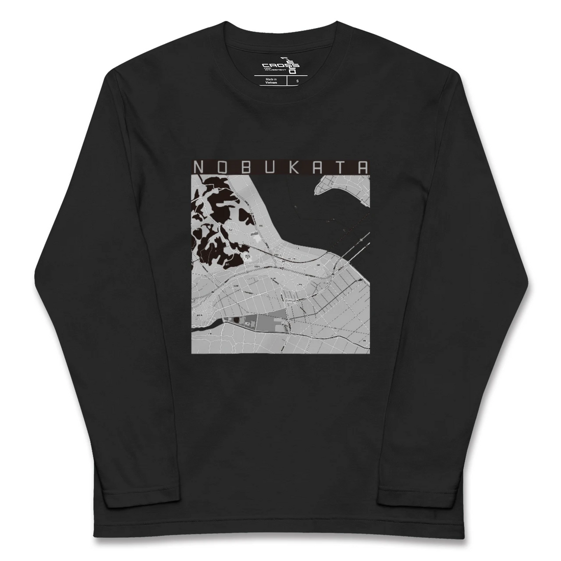 【延方(茨城県)】地図柄ロングスリーブTシャツ