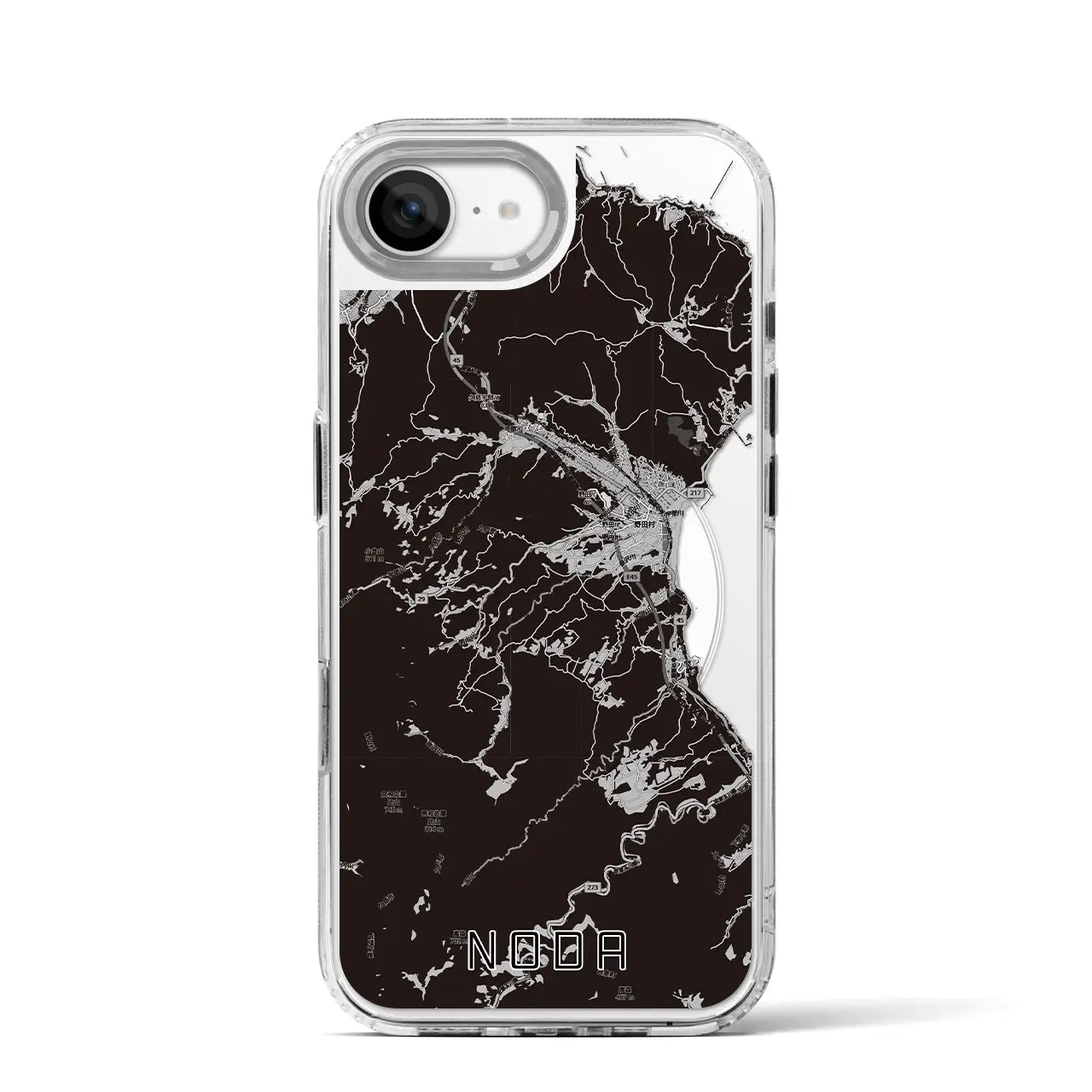 【野田(岩手県)】地図柄iPhoneケース(MagSafeタイプ)