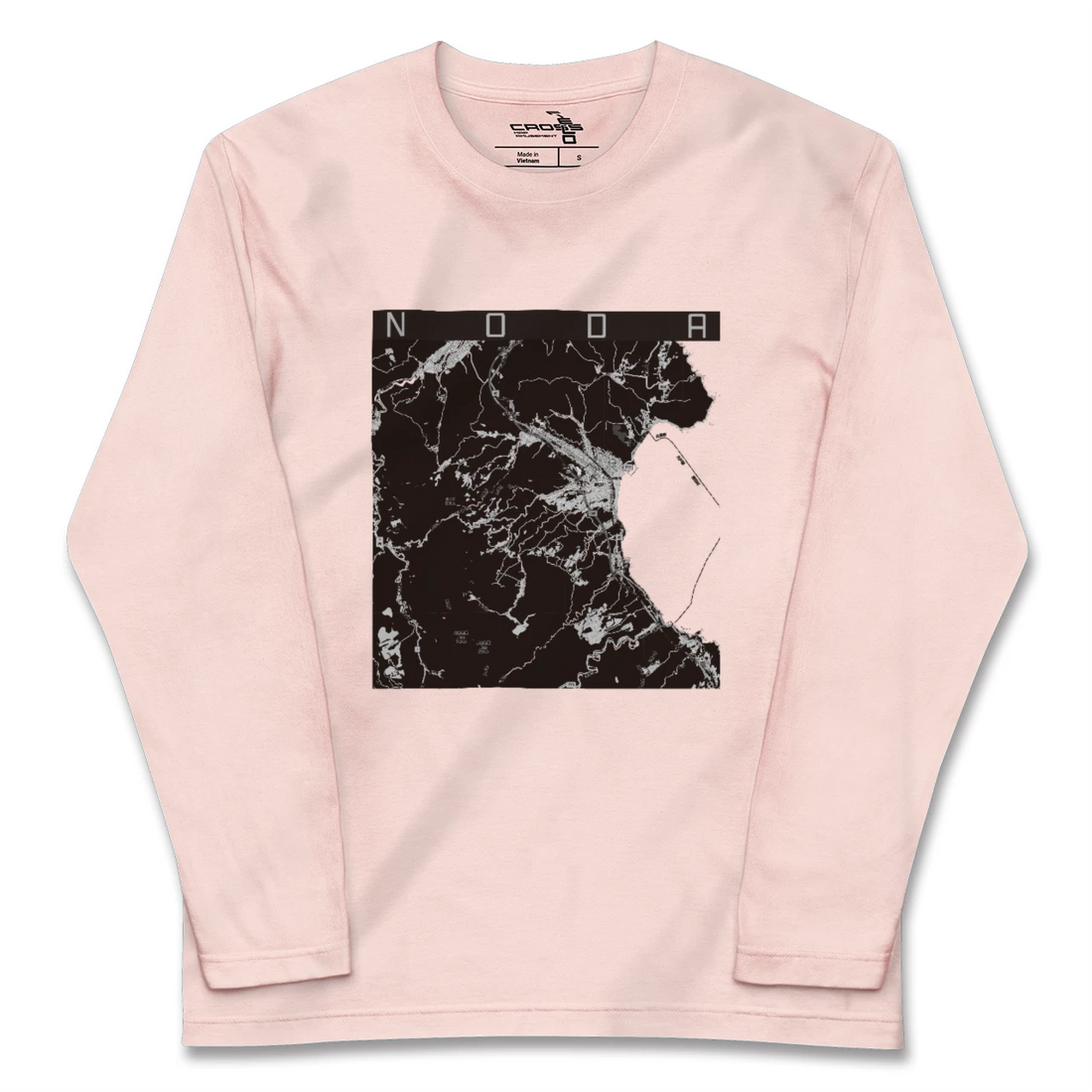 【野田(岩手県)】地図柄ロングスリーブTシャツ