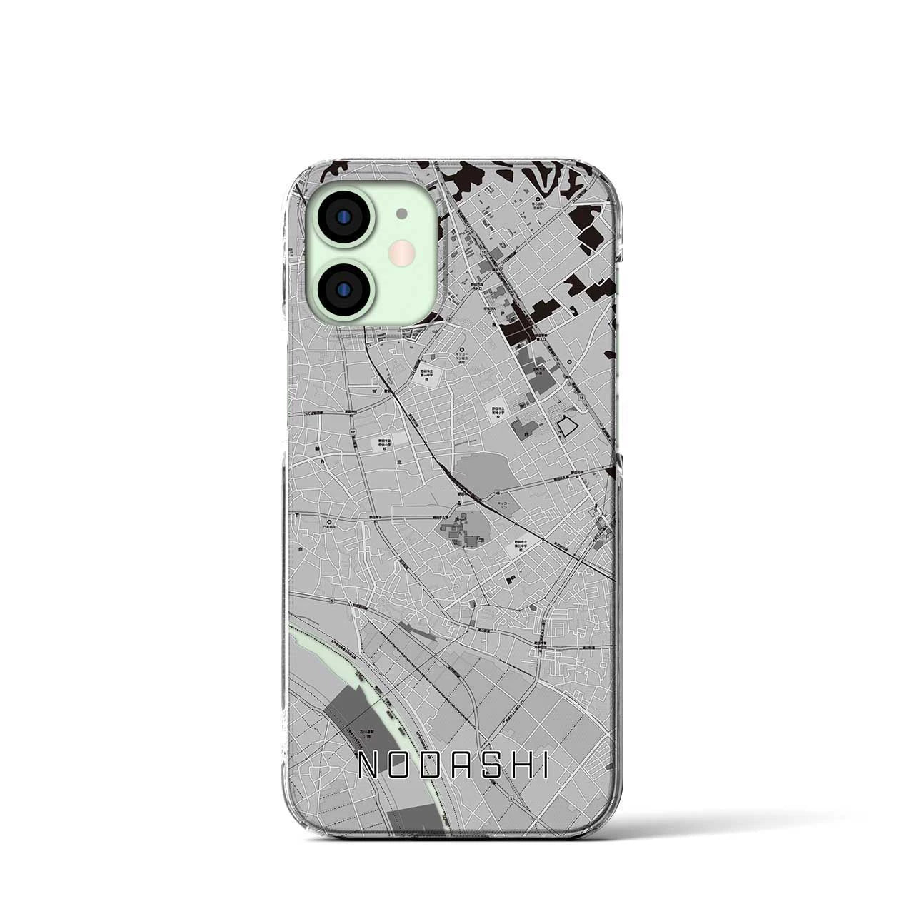 【野田市(千葉県)】地図柄iPhoneケース(クリアタイプ)