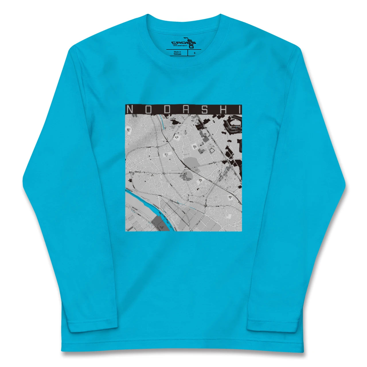 【野田市(千葉県)】地図柄ロングスリーブTシャツ