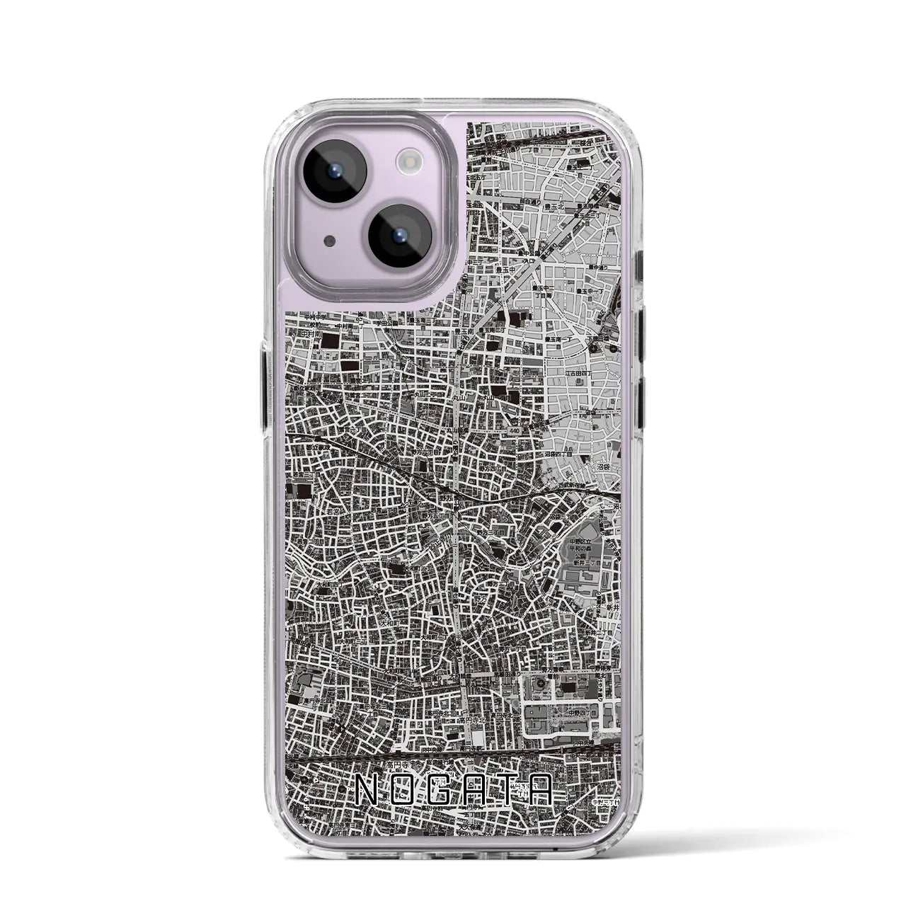 【野方(東京都)】地図柄iPhoneケース(MagSafeタイプ)
