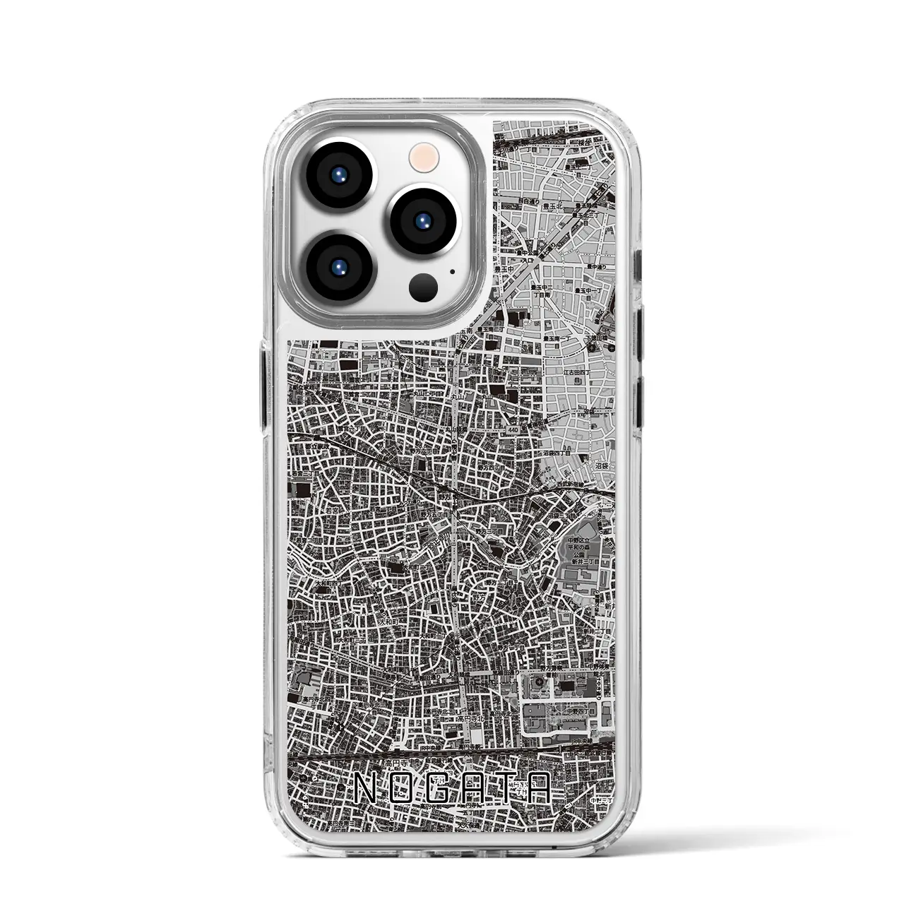 【野方(東京都)】地図柄iPhoneケース(MagSafeタイプ)