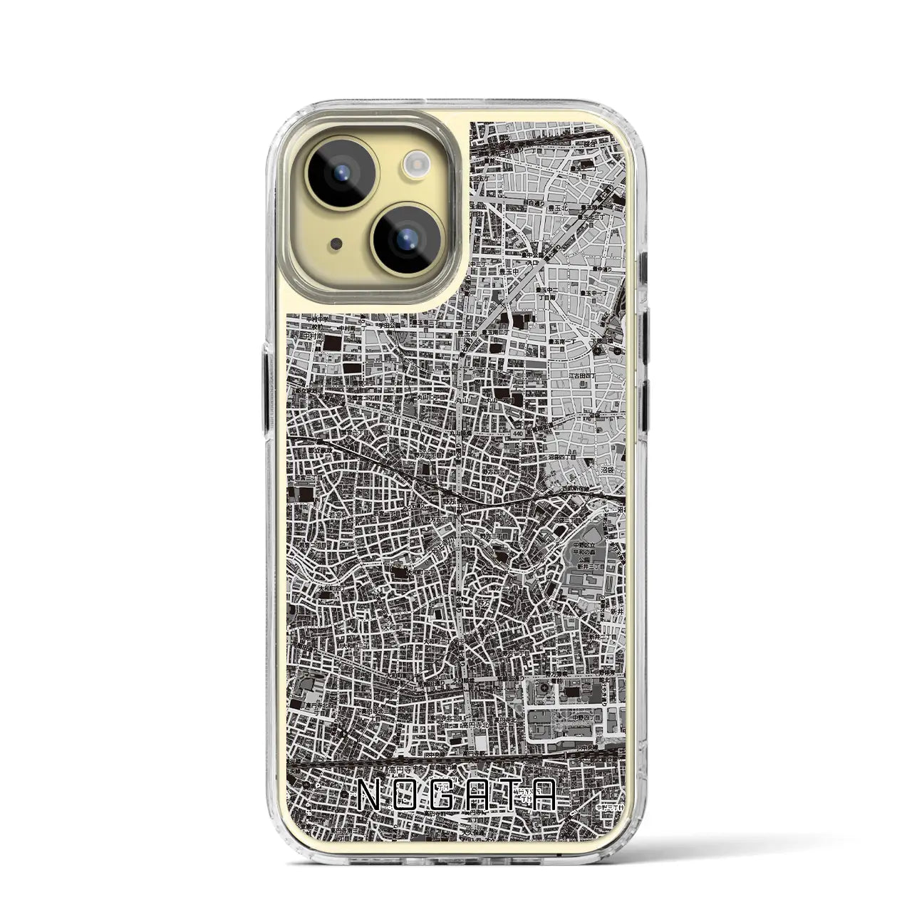 【野方(東京都)】地図柄iPhoneケース(MagSafeタイプ)