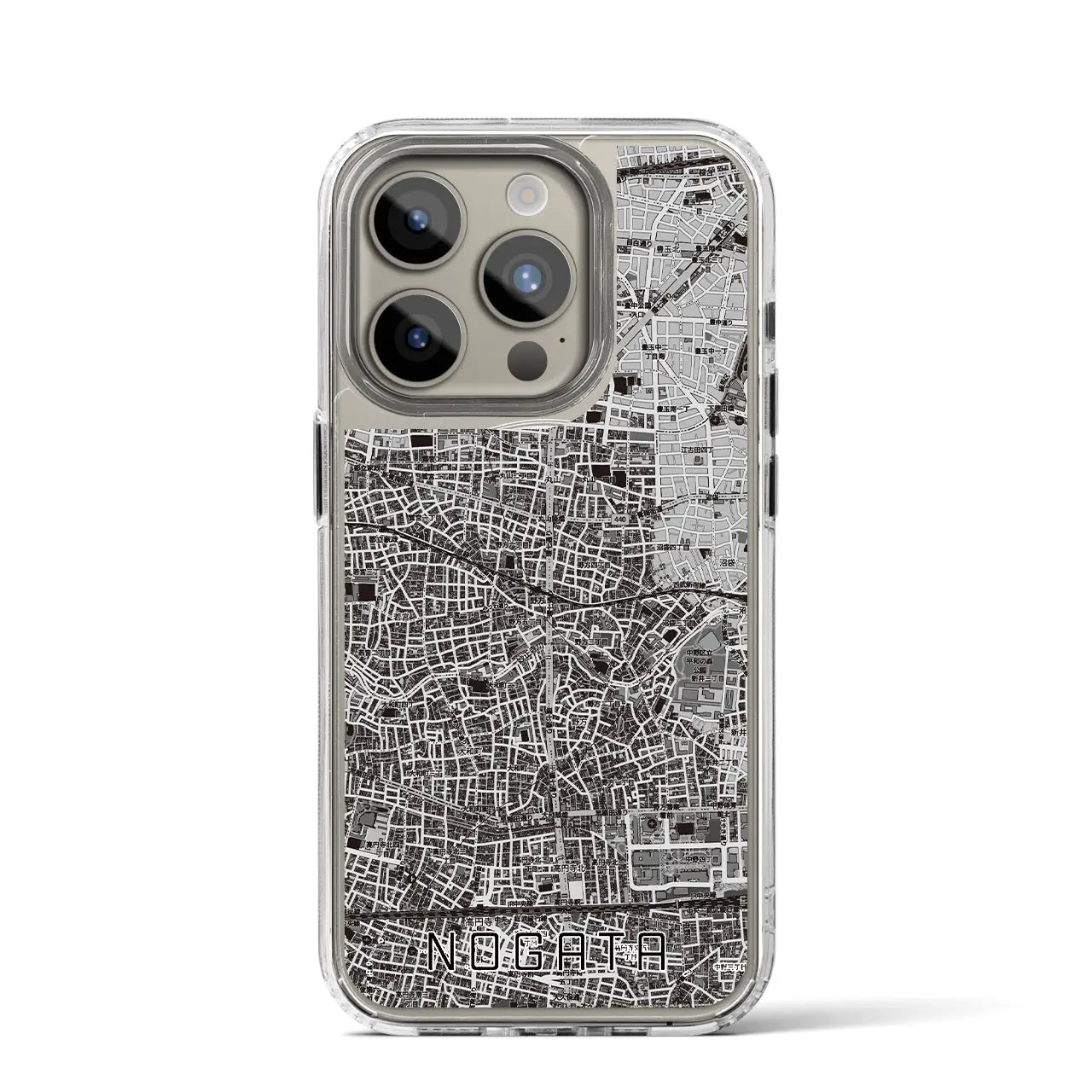 【野方(東京都)】地図柄iPhoneケース(MagSafeタイプ)
