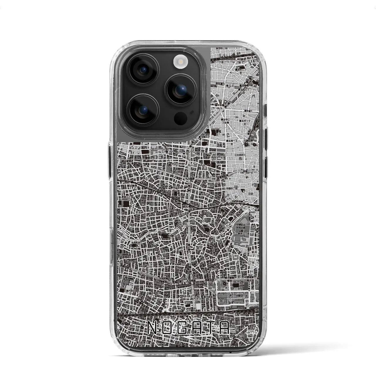 【野方(東京都)】地図柄iPhoneケース(MagSafeタイプ)