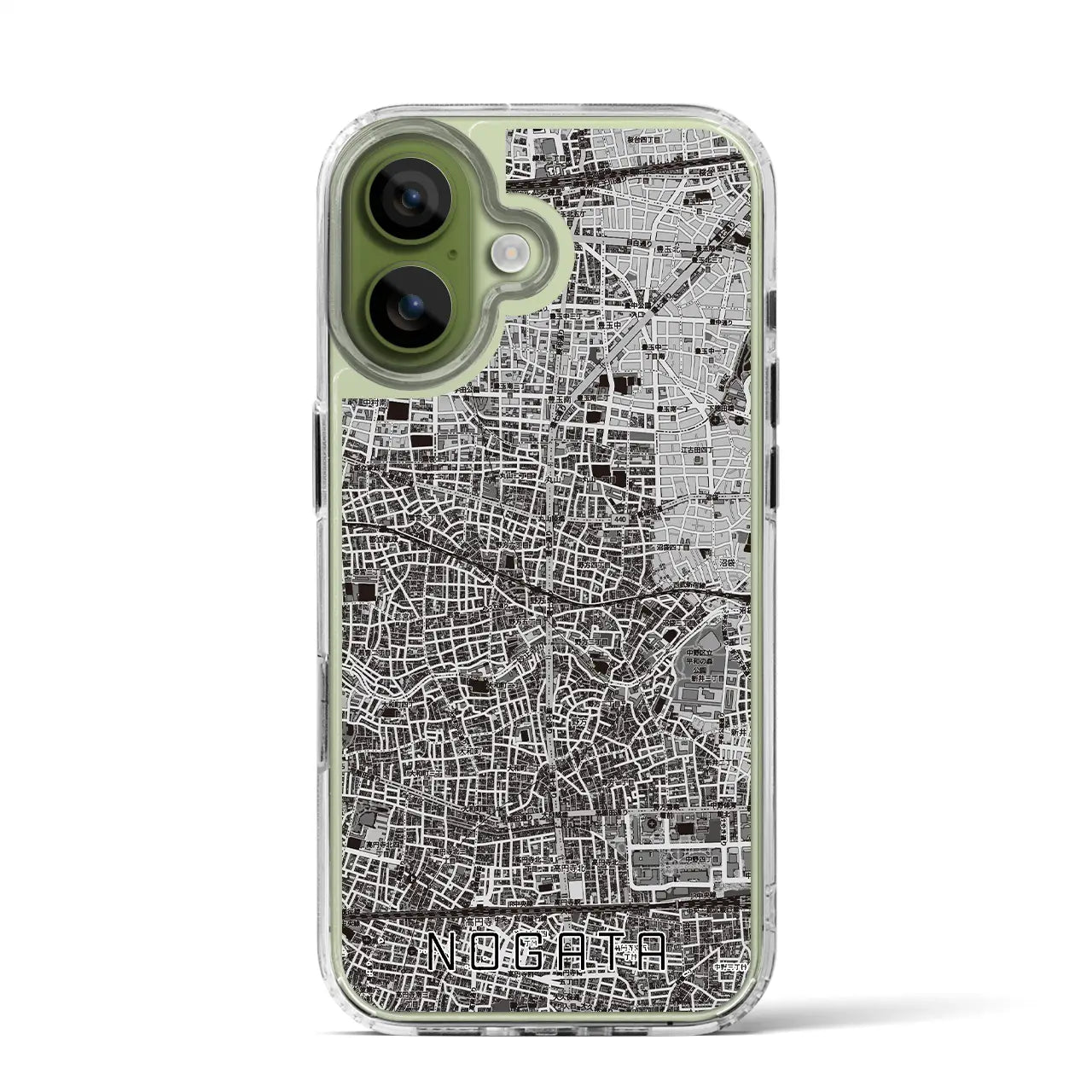 【野方(東京都)】地図柄iPhoneケース(MagSafeタイプ)