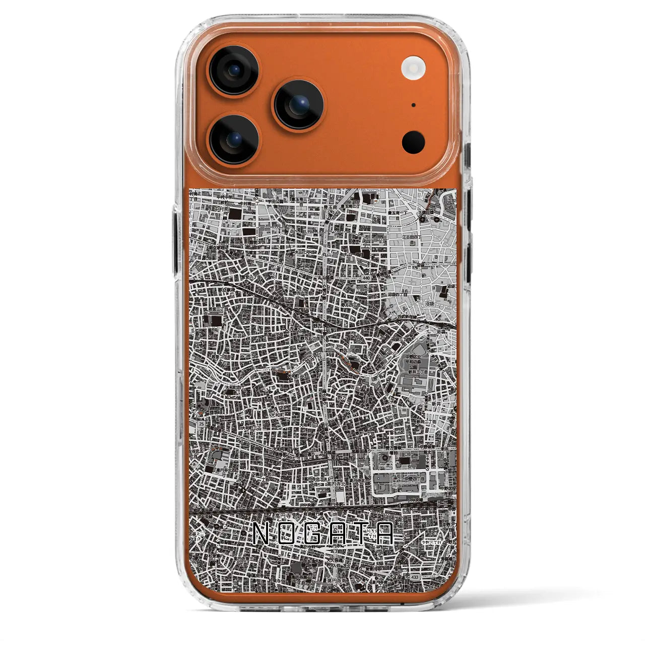 【野方(東京都)】地図柄iPhoneケース(MagSafeタイプ)