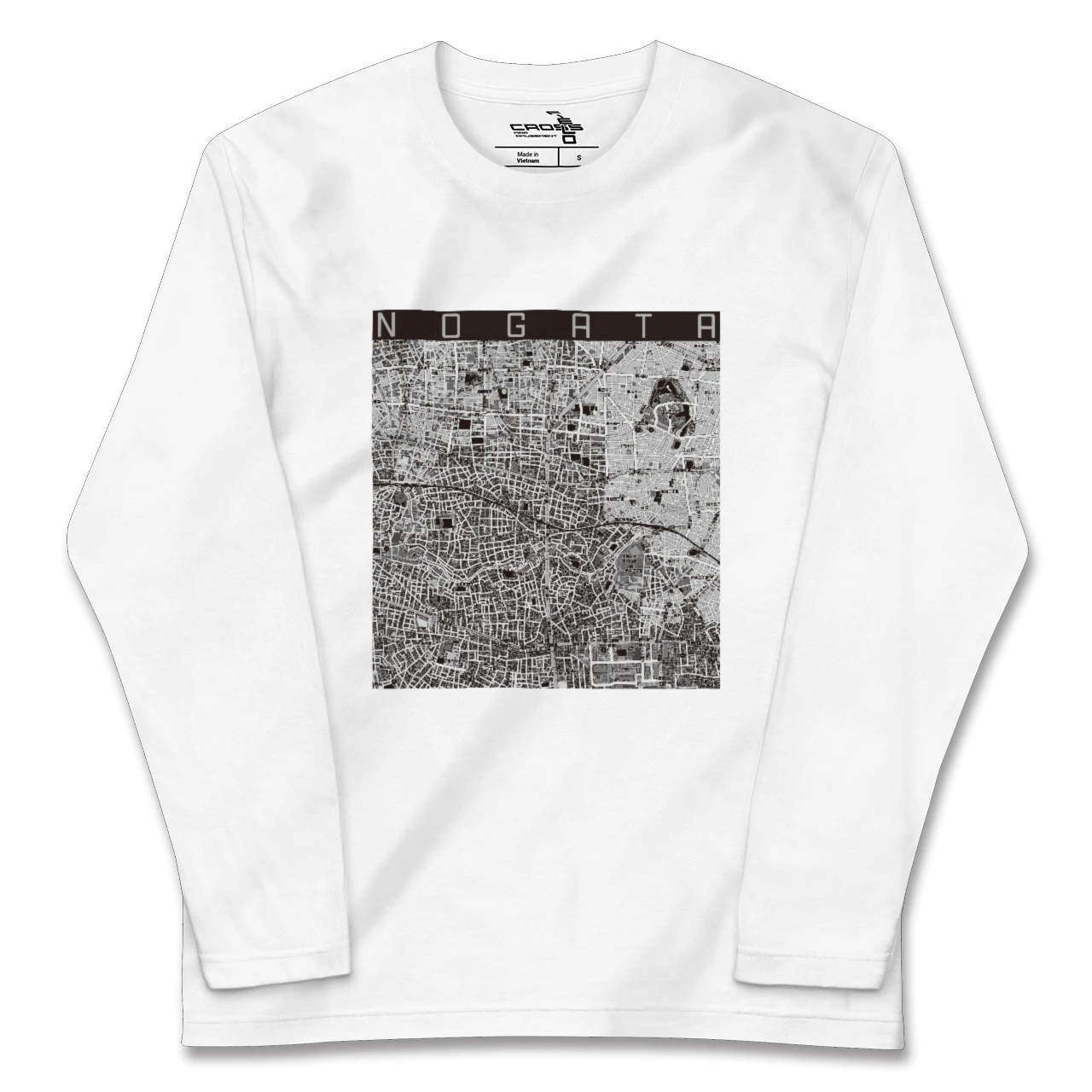 【野方(東京都)】地図柄ロングスリーブTシャツ
