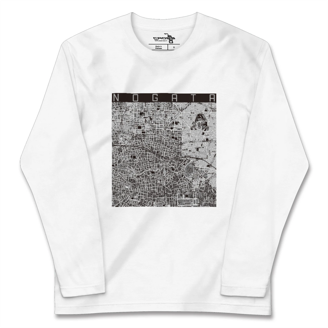 【野方(東京都)】地図柄ロングスリーブTシャツ