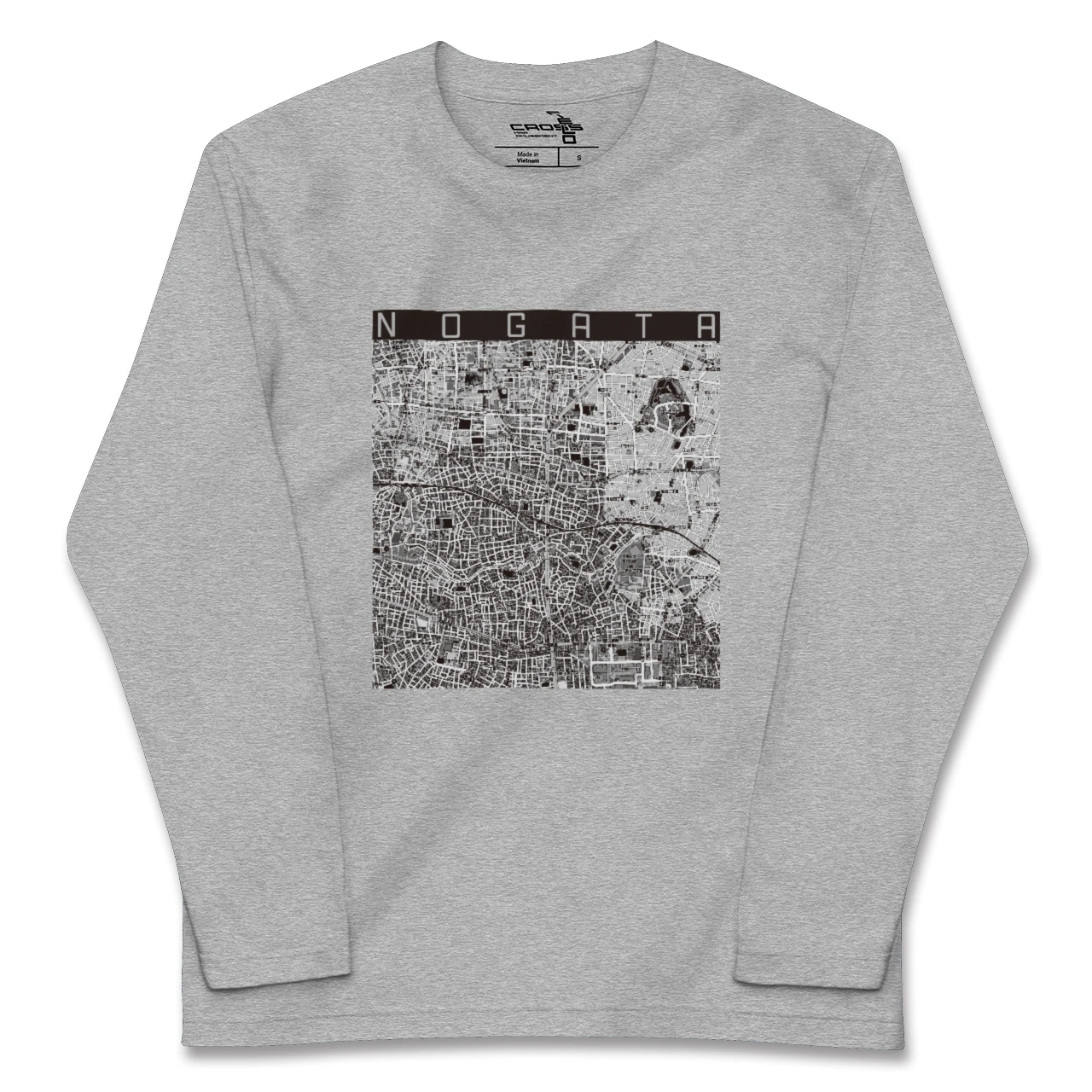 【野方(東京都)】地図柄ロングスリーブTシャツ