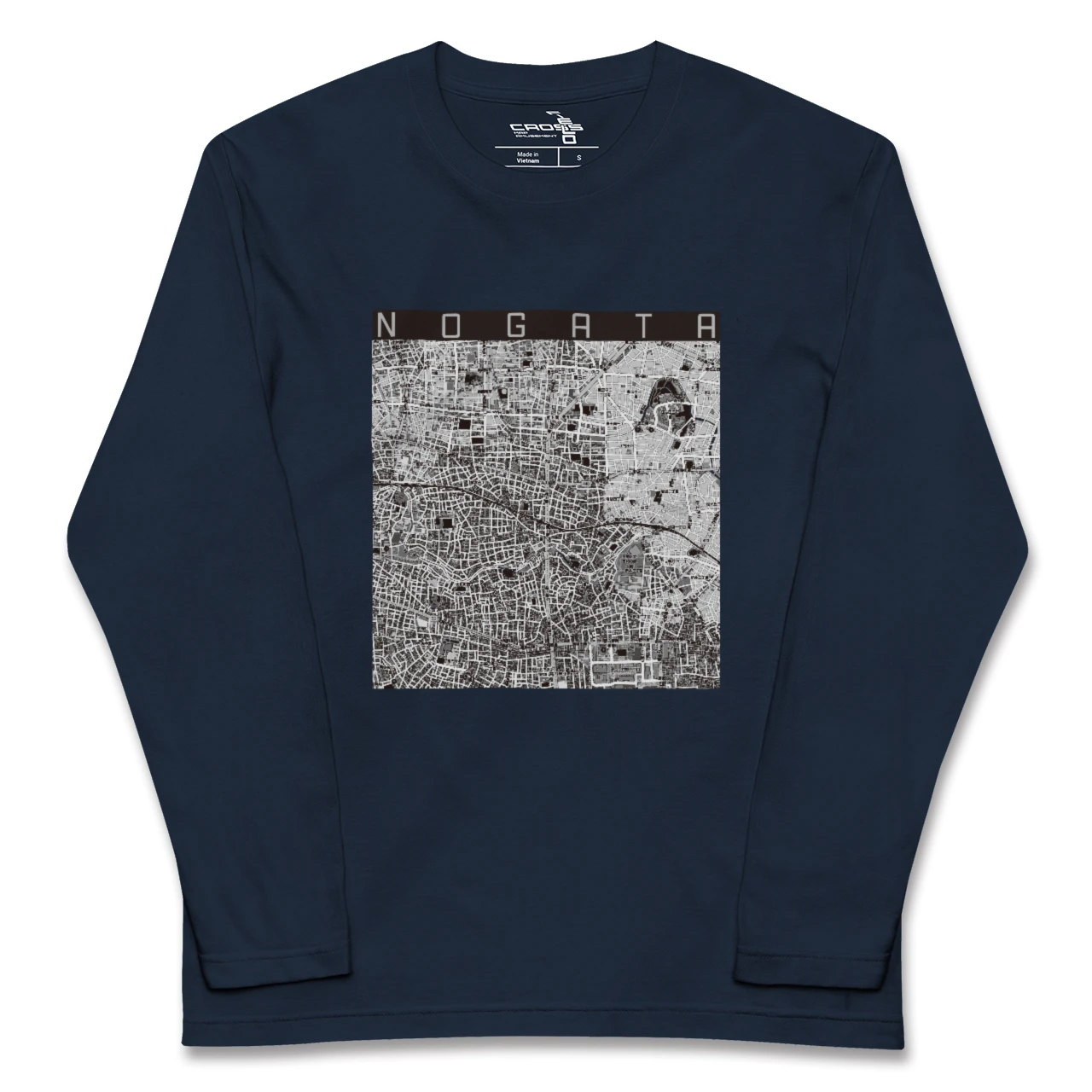 【野方(東京都)】地図柄ロングスリーブTシャツ