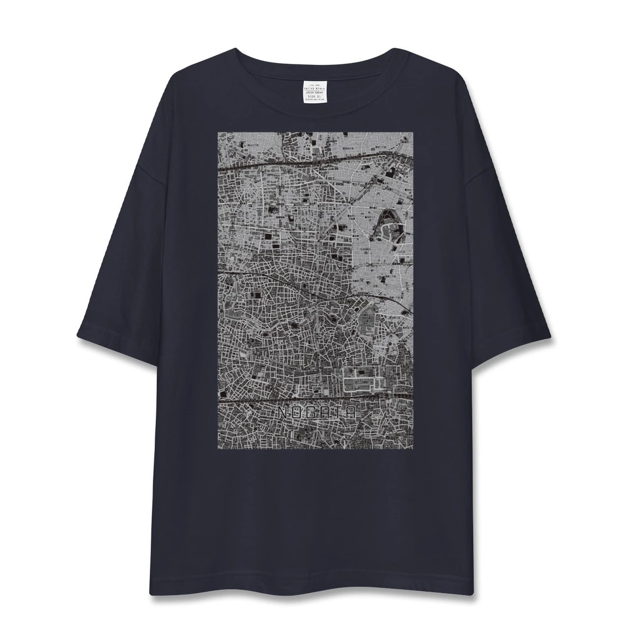【野方(東京都)】地図柄ビッグシルエットTシャツ