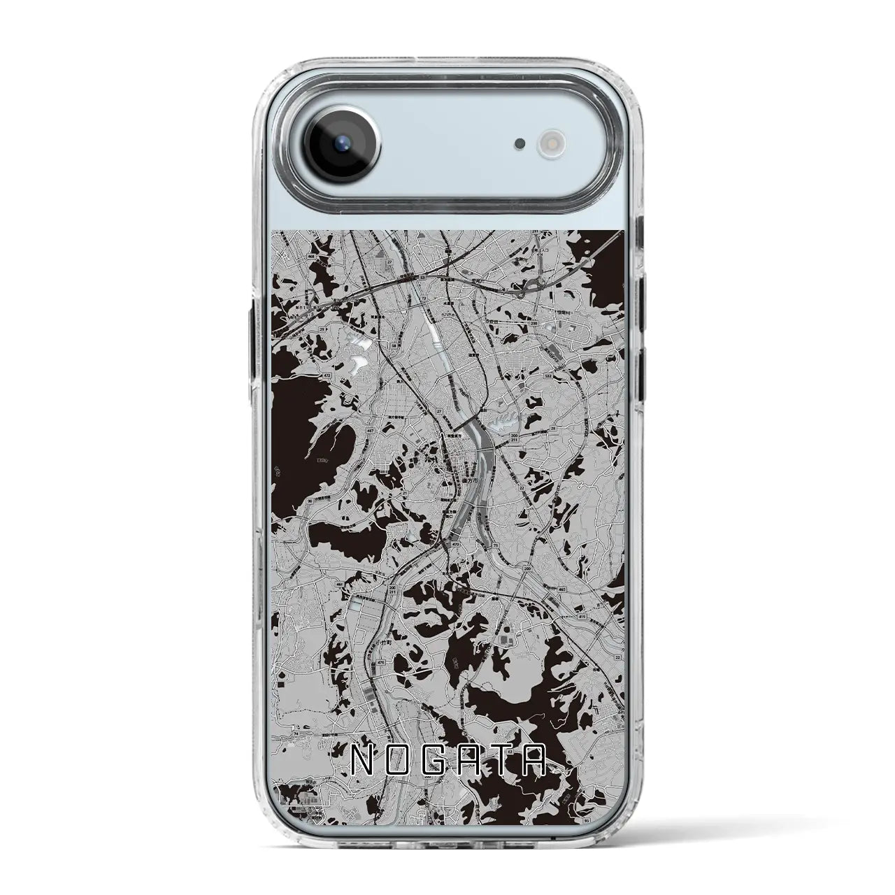 【直方(福岡県)】地図柄iPhoneケース(MagSafeタイプ)