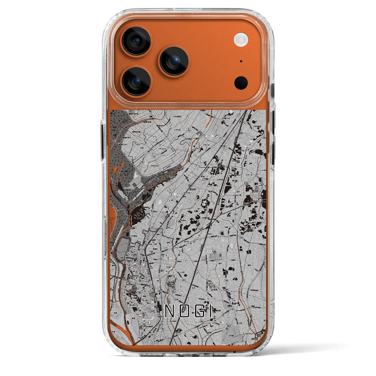 【野木(栃木県)】地図柄iPhoneケース(MagSafeタイプ)