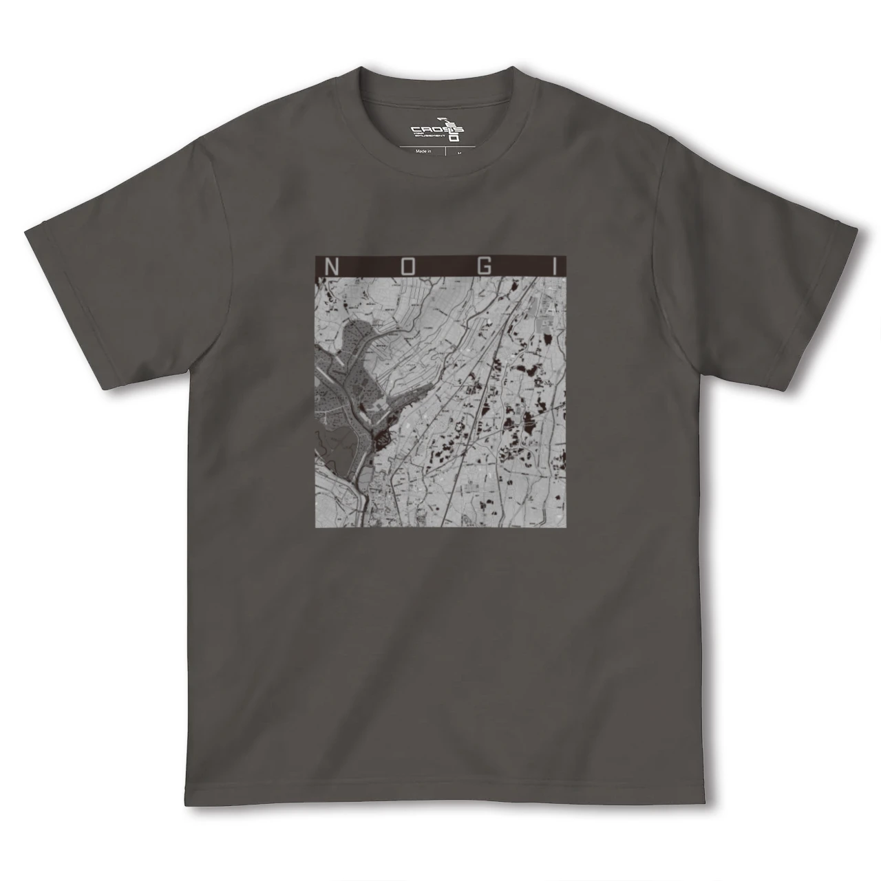 【野木(栃木県)】地図柄ヘビーウェイトTシャツ