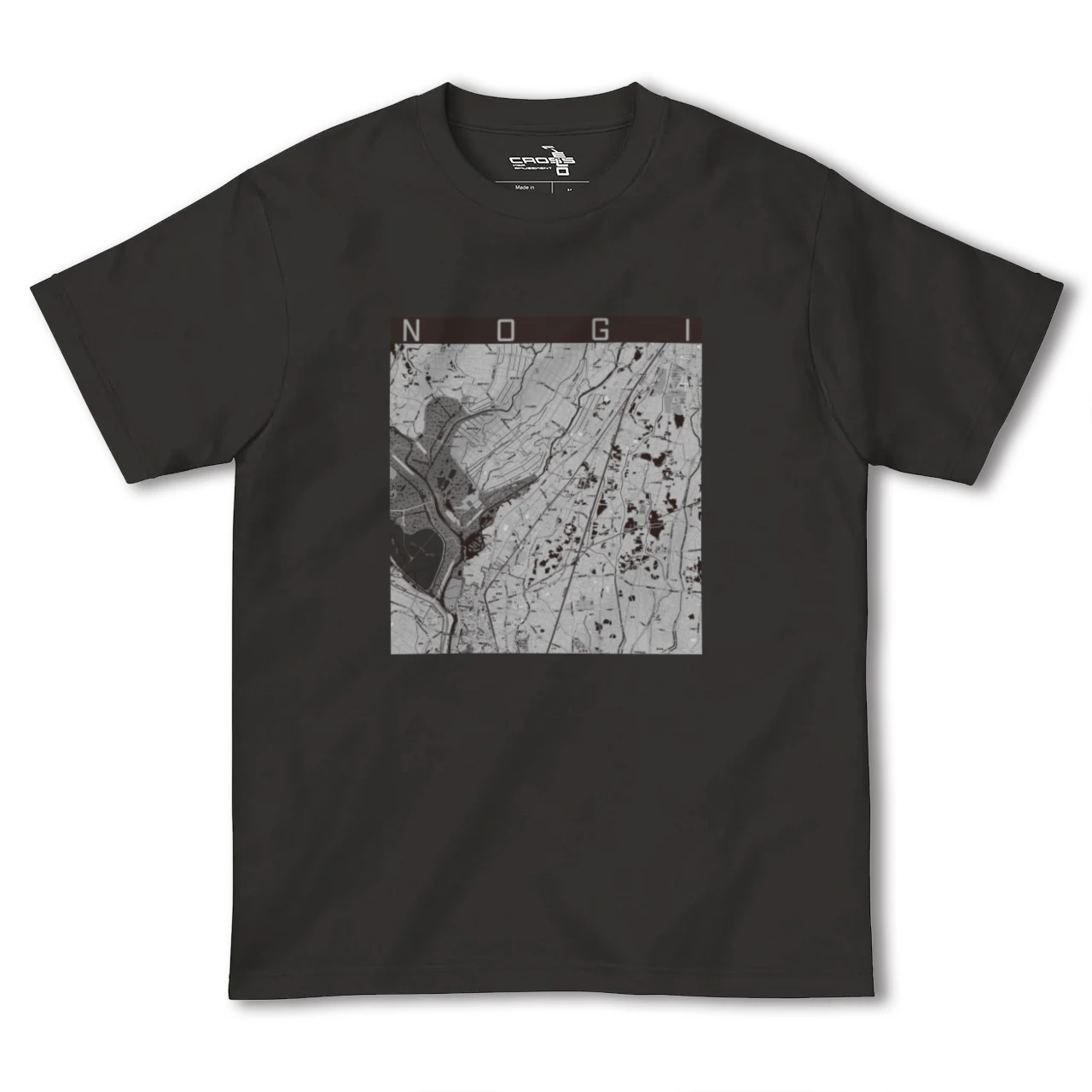 【野木(栃木県)】地図柄ヘビーウェイトTシャツ