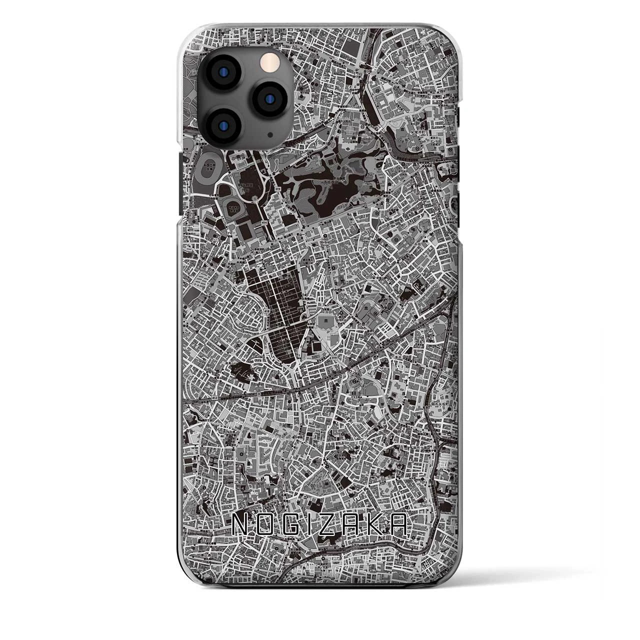 【乃木坂(東京都)】地図柄iPhoneケース(クリアタイプ)