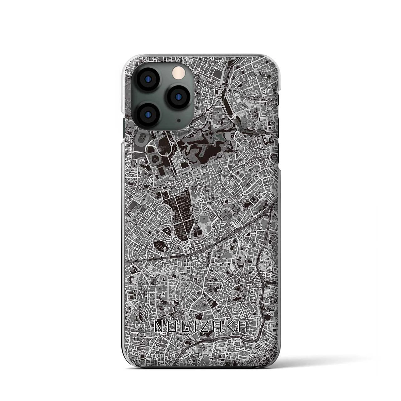 【乃木坂(東京都)】地図柄iPhoneケース(クリアタイプ)