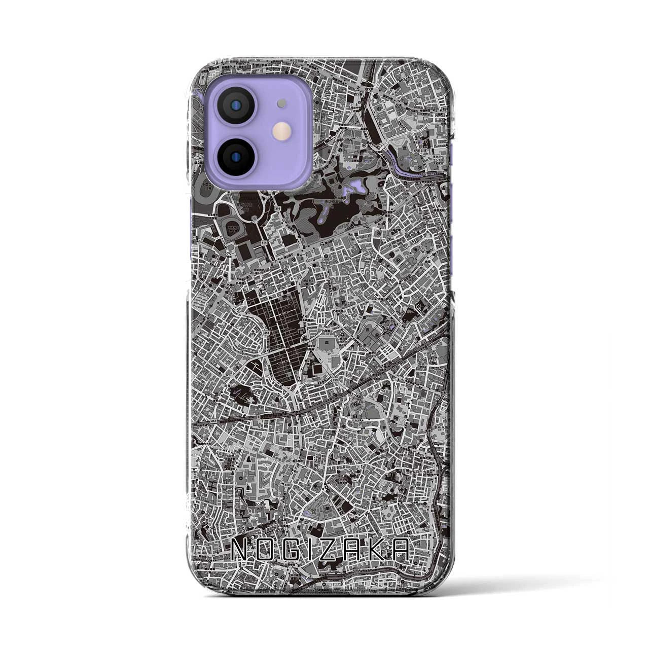 【乃木坂(東京都)】地図柄iPhoneケース(クリアタイプ)