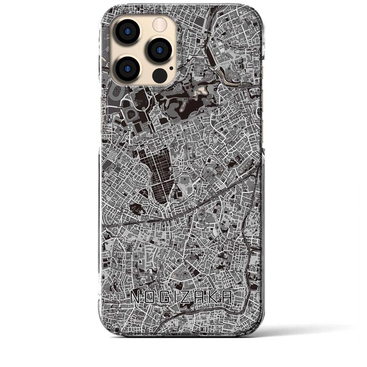 【乃木坂(東京都)】地図柄iPhoneケース(クリアタイプ)