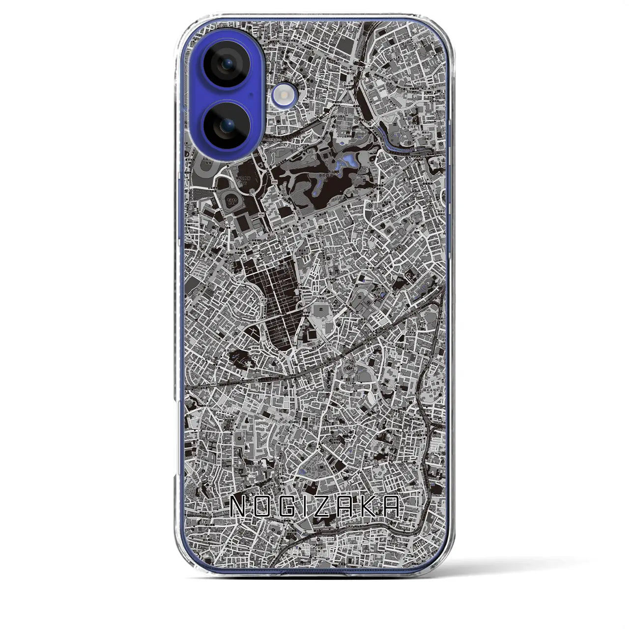 【乃木坂(東京都)】地図柄iPhoneケース(クリアタイプ)