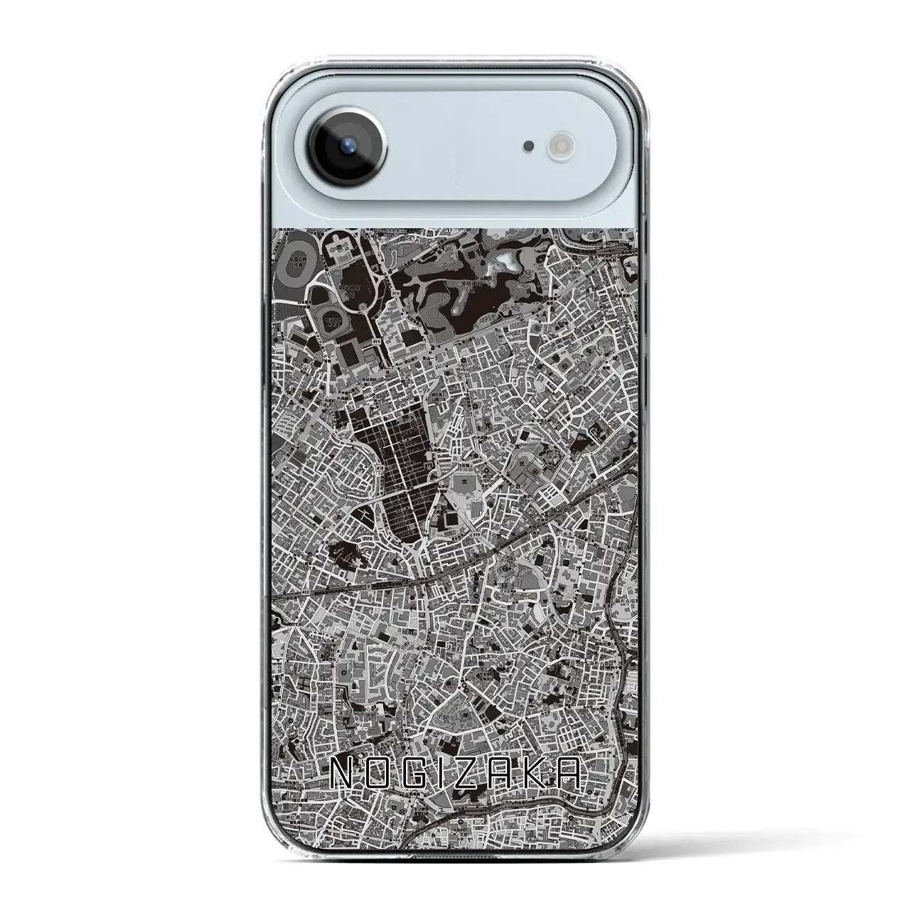 【乃木坂(東京都)】地図柄iPhoneケース(クリアタイプ)