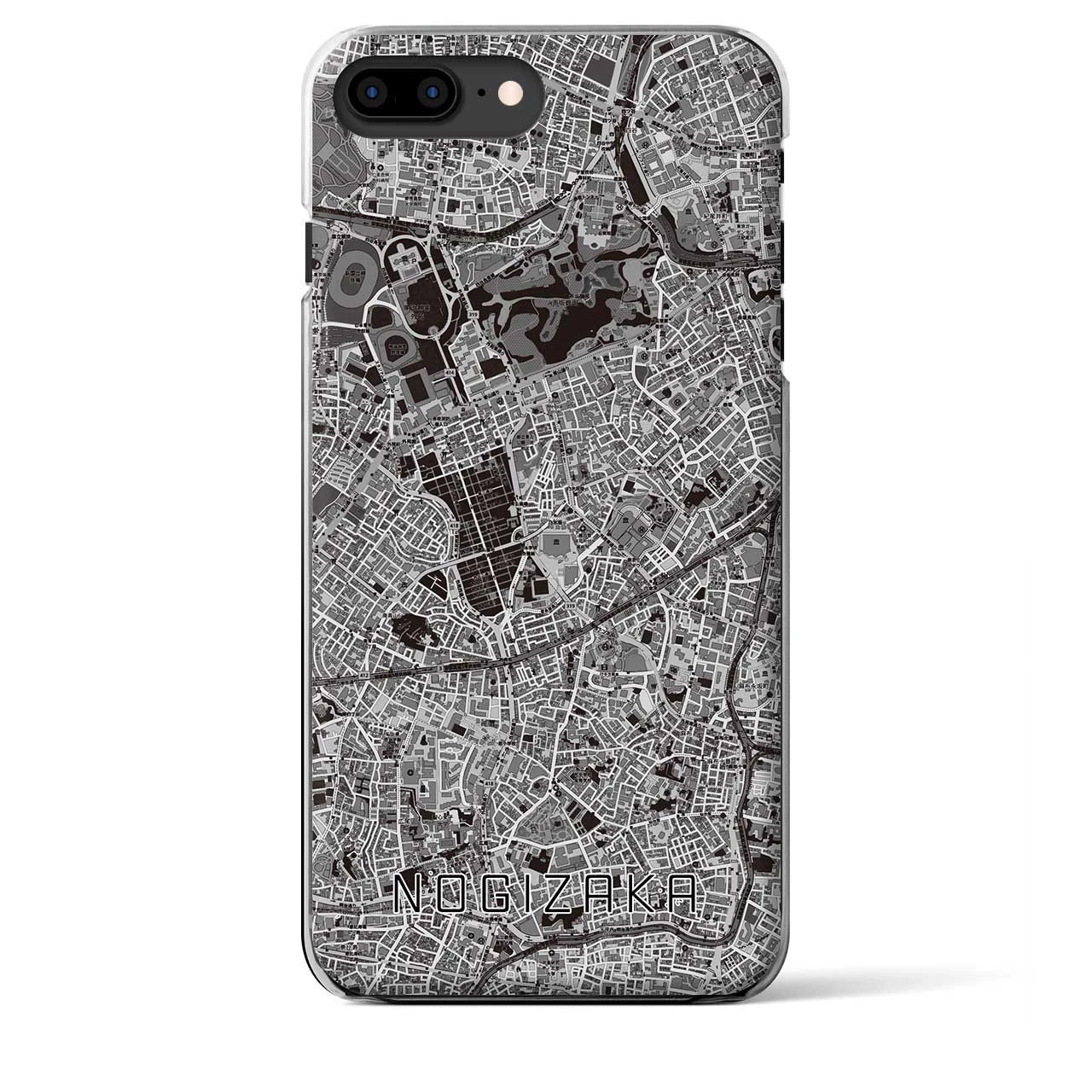 【乃木坂(東京都)】地図柄iPhoneケース(クリアタイプ)