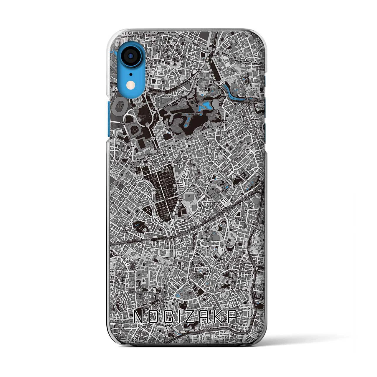 【乃木坂(東京都)】地図柄iPhoneケース(クリアタイプ)