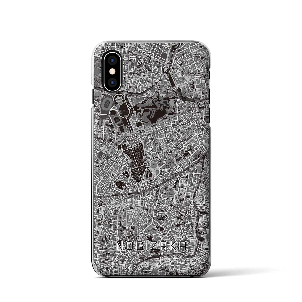 【乃木坂(東京都)】地図柄iPhoneケース(クリアタイプ)