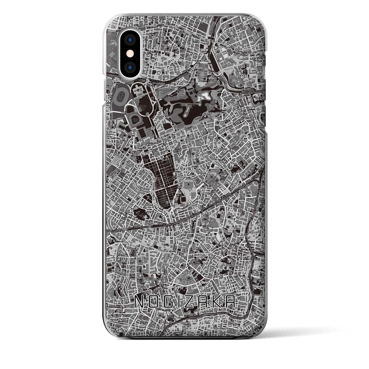 【乃木坂(東京都)】地図柄iPhoneケース(クリアタイプ)