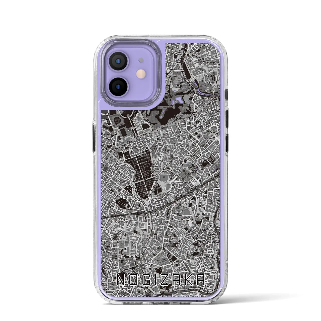 【乃木坂(東京都)】地図柄iPhoneケース(MagSafeタイプ)