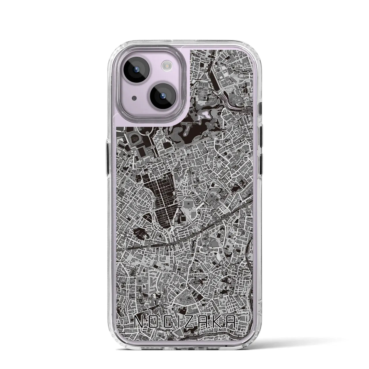 【乃木坂(東京都)】地図柄iPhoneケース(MagSafeタイプ)