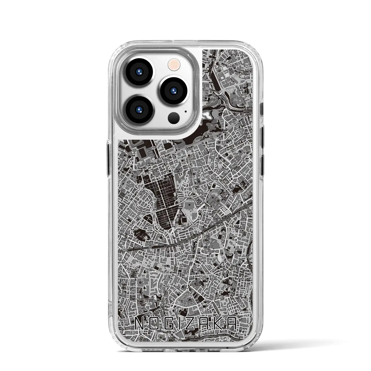 【乃木坂(東京都)】地図柄iPhoneケース(MagSafeタイプ)