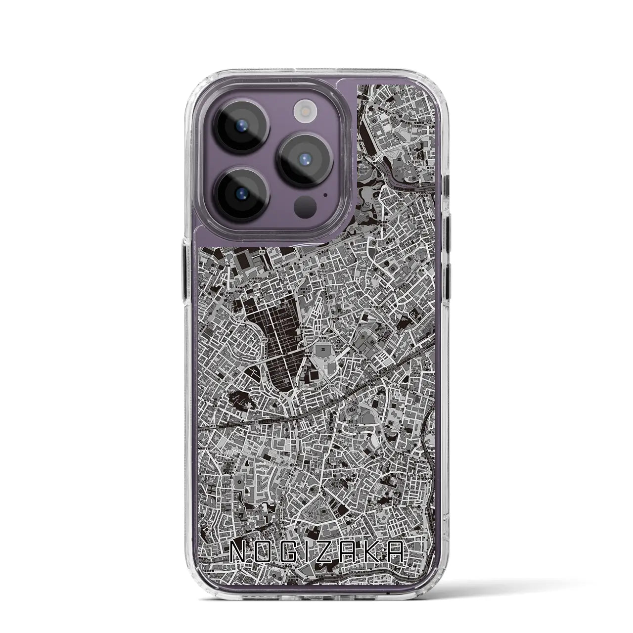 【乃木坂(東京都)】地図柄iPhoneケース(MagSafeタイプ)