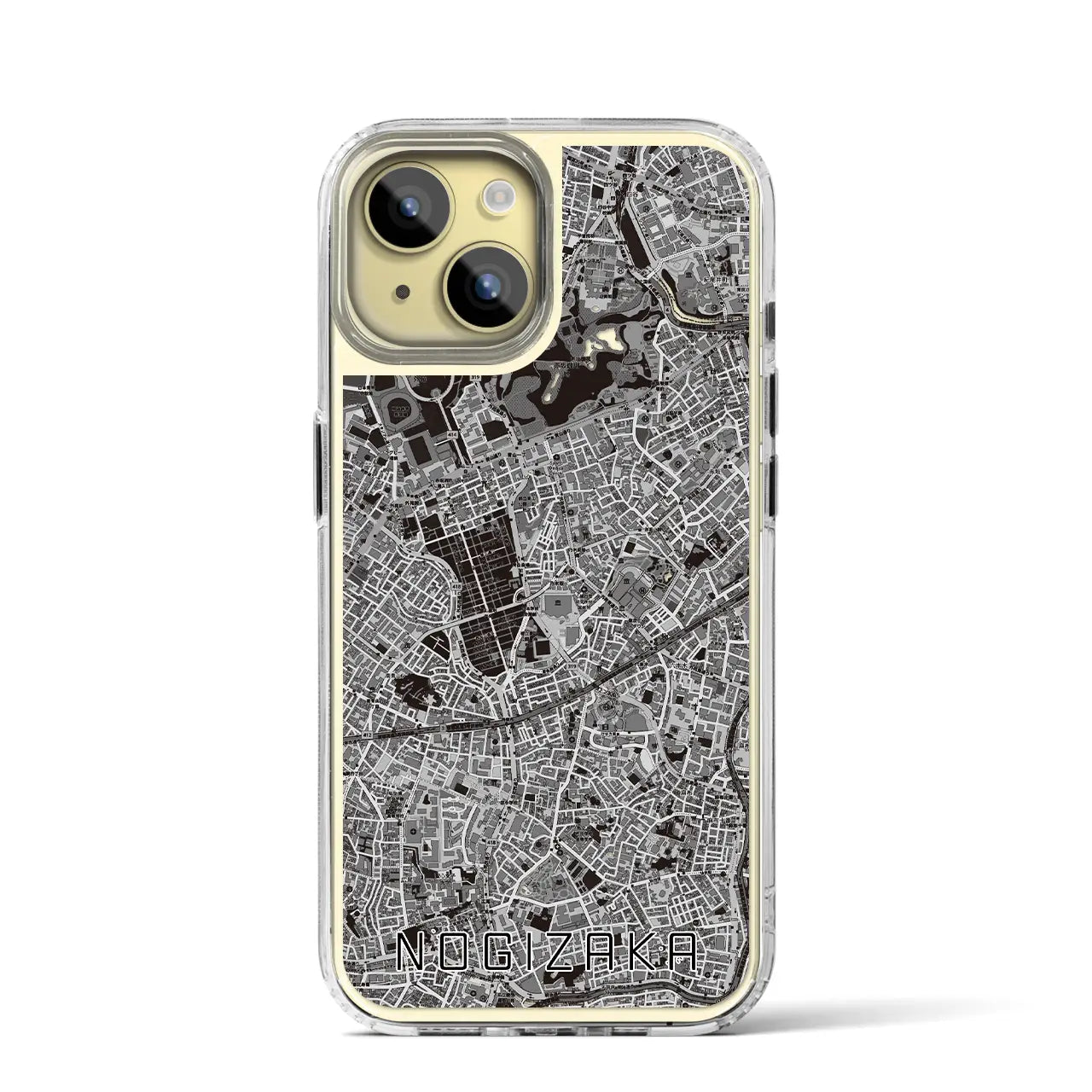 【乃木坂(東京都)】地図柄iPhoneケース(MagSafeタイプ)